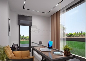 Трехэтажная вилла планировки 5+1 в районе Дошемеалты - Анталия 