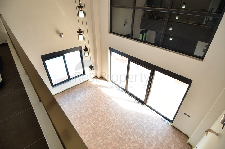 Вилла без мебели планировки 5+1 в районе Дошемеалты - Анталия 