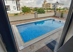 Вилла без мебели планировки 5+1 в районе Дошемеалты - Анталия 