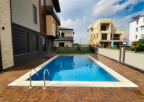 Вилла без мебели планировки 5+1 в районе Дошемеалты - Анталия 