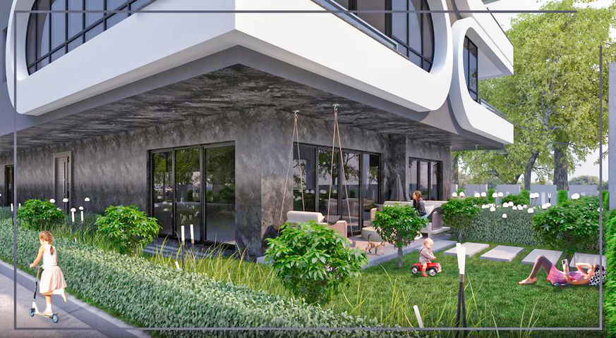 Квартиры планировки 2+1 и 3+1 в микрорайоне Ешильбахче - Анталья