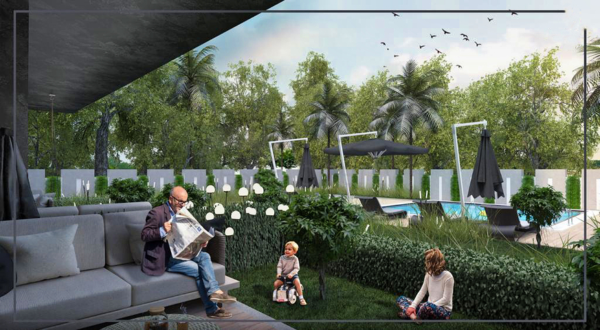 Квартиры планировки 2+1 и 3+1 в микрорайоне Ешильбахче - Анталья