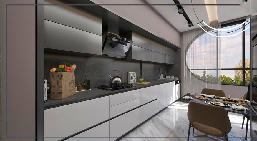 Квартиры планировки 2+1 и 3+1 в микрорайоне Ешильбахче - Анталья