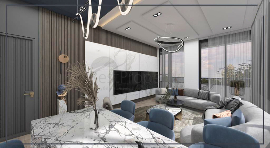 Квартиры планировки 2+1 и 3+1 в микрорайоне Ешильбахче - Анталья