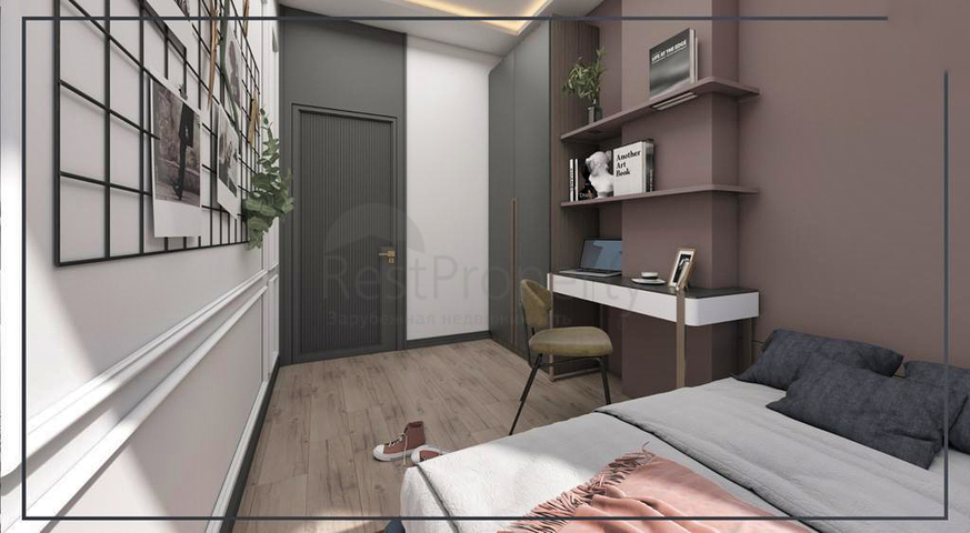 Квартиры планировки 2+1 и 3+1 в микрорайоне Ешильбахче - Анталья