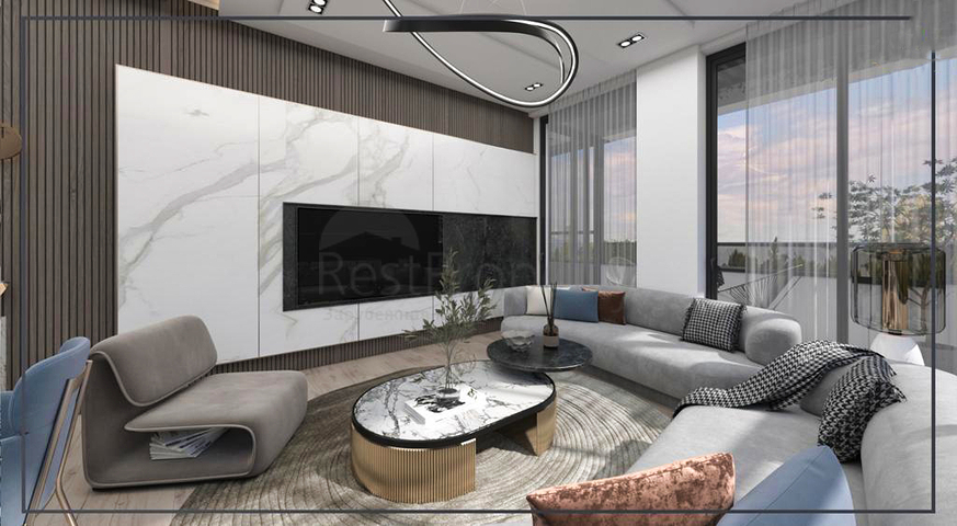 Квартиры планировки 2+1 и 3+1 в микрорайоне Ешильбахче - Анталья