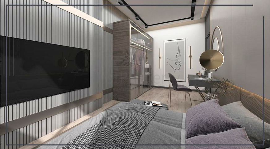 Квартиры планировки 2+1 и 3+1 в микрорайоне Ешильбахче - Анталья