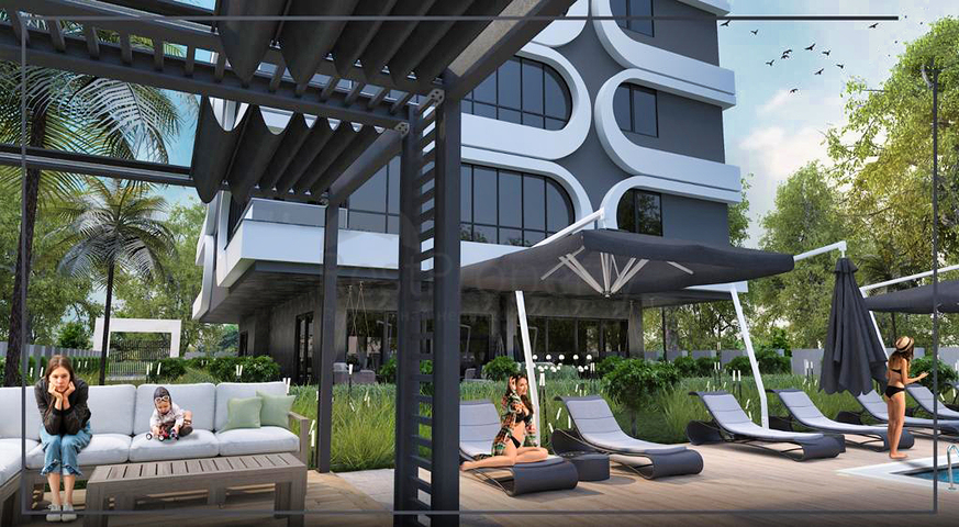 Квартиры планировки 2+1 и 3+1 в микрорайоне Ешильбахче - Анталья