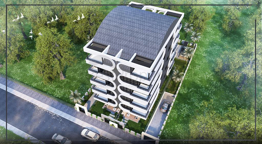 Квартиры планировки 2+1 и 3+1 в микрорайоне Ешильбахче - Анталья