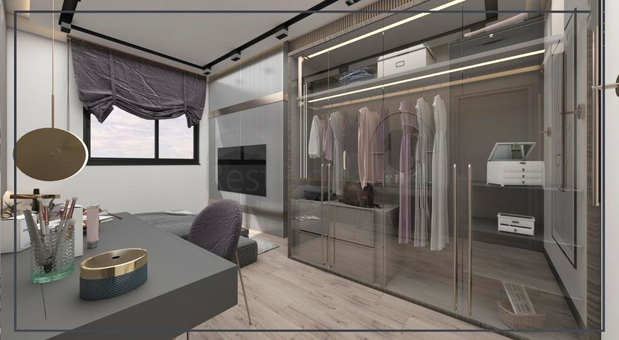 Квартиры планировки 2+1 и 3+1 в микрорайоне Ешильбахче - Анталья