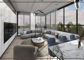 Квартиры планировки 2+1 и 3+1 в микрорайоне Ешильбахче - Анталья