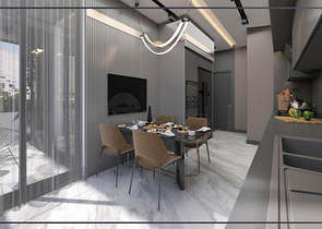 Квартиры планировки 2+1 и 3+1 в микрорайоне Ешильбахче - Анталья