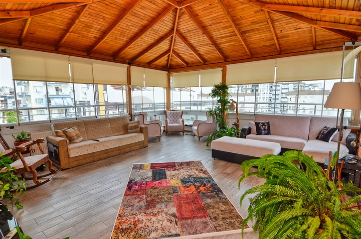 Квартира планировки 4+1 в микрорайоне Хурма - Анталия 