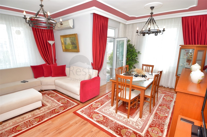 Квартира планировки 4+1 в микрорайоне Хурма - Анталия 