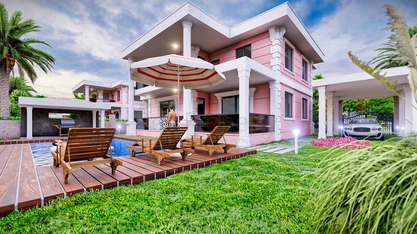 Вилла планировки 4+1 в 800 метрах до центра