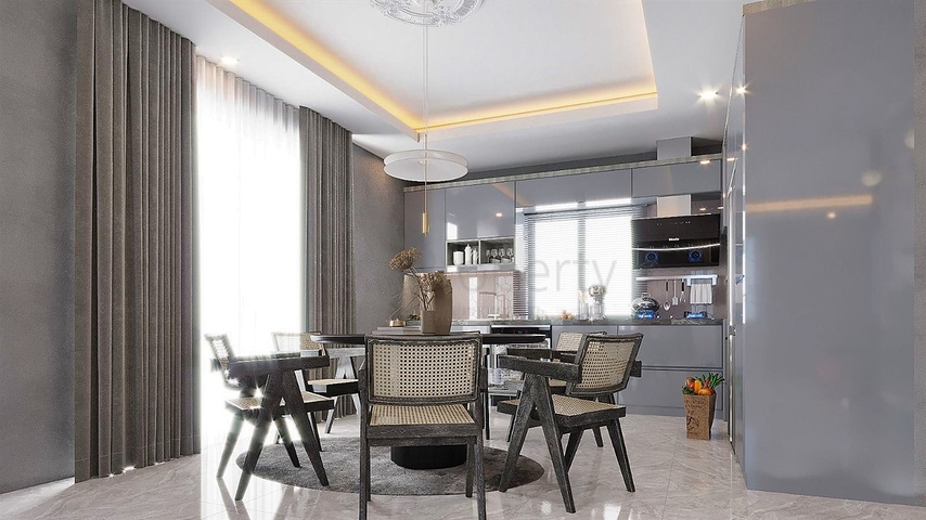 Вилла планировки 4+1 в 800 метрах до центра