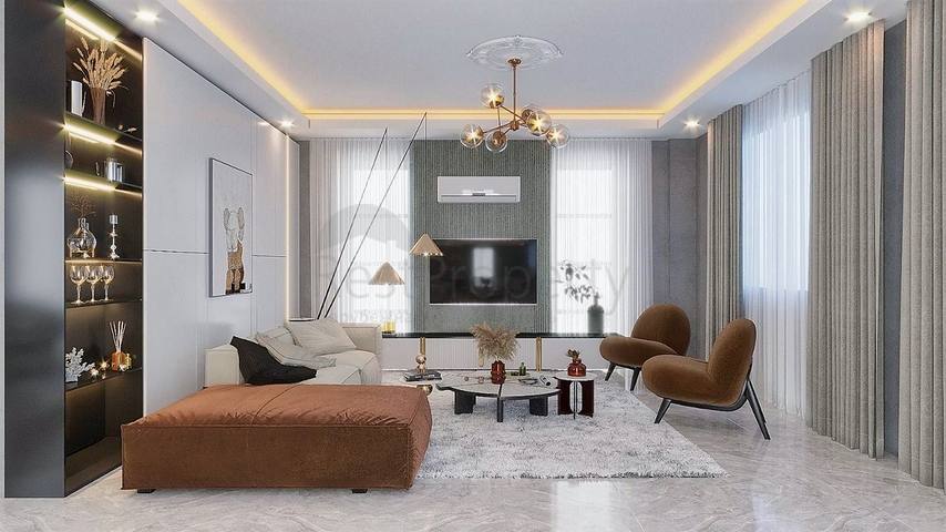 Вилла планировки 4+1 в 800 метрах до центра