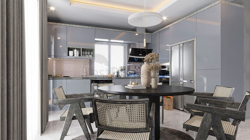 Вилла планировки 4+1 в 800 метрах до центра