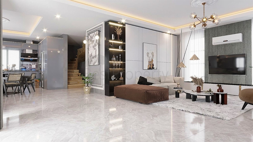 Вилла планировки 4+1 в 800 метрах до центра