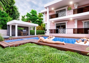 Вилла планировки 4+1 в 800 метрах до центра