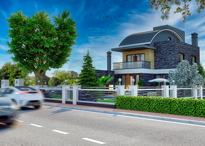 Вилла с бассейном планировки 5+1 в районе Белек - Анталия