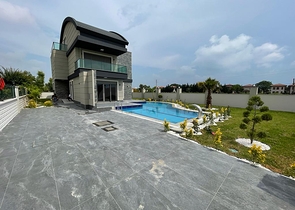 Вилла с бассейном планировки 5+1 в районе Белек - Анталия