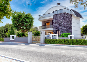 Трёхэтажная вилла планировкой 3+1 в районе Белек