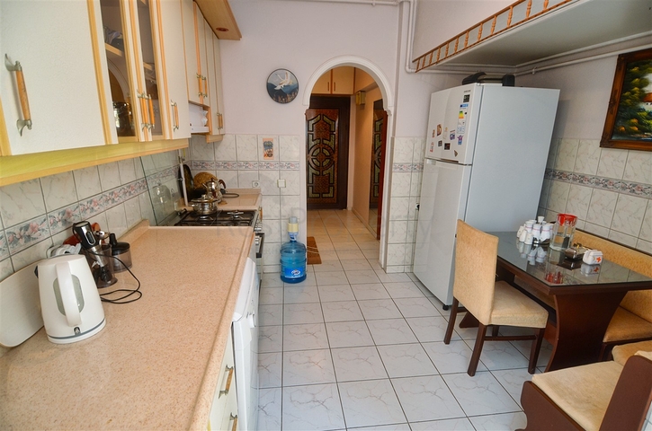 Квартира планировки 2+1 с видом на море в микрорайоне Гюрсу - Анталия 