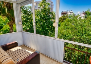 Квартира планировки 2+1 с видом на море в микрорайоне Гюрсу - Анталия 