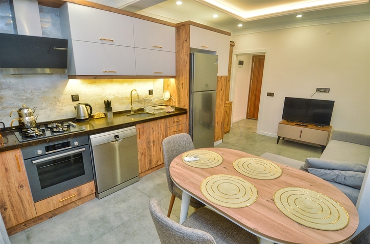 Квартира планировки 1+1 в микрорайоне Алтынкум - Анталия 