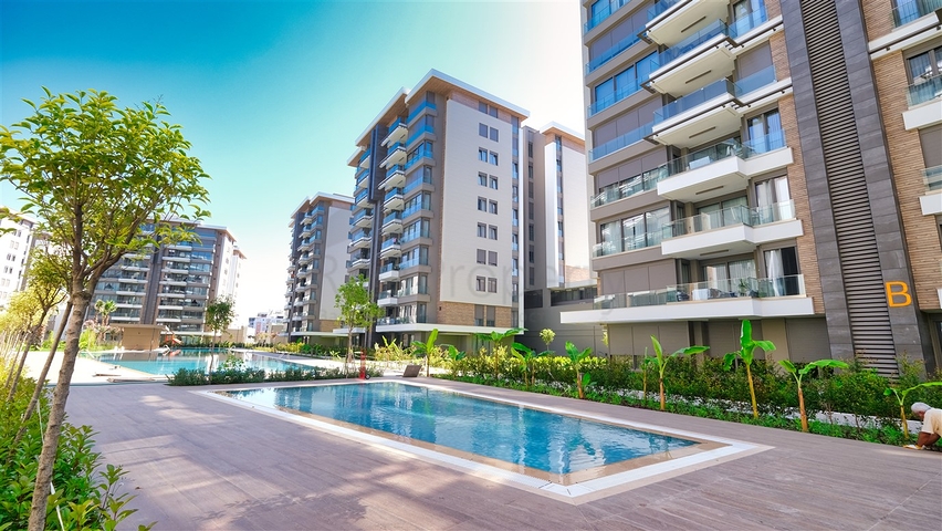 Квартира планировки 3+1 в микрорайоне Сителер - Анталия 