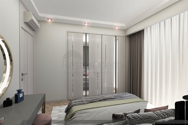 Квартиры планировки 2+1 , 4+1 и 5+1 в центре города Анталия 