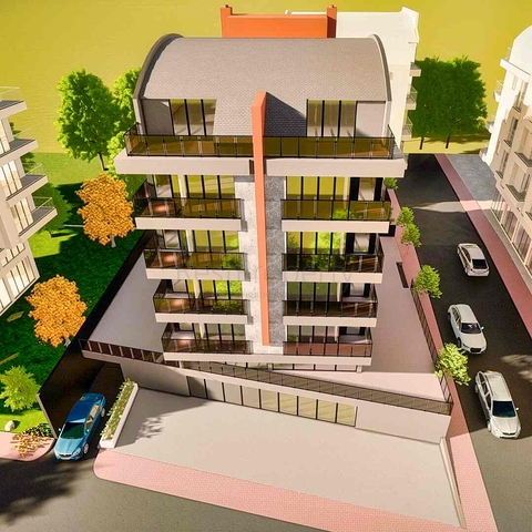 Квартиры планировки 2+1 , 4+1 и 5+1 в центре города Анталия 