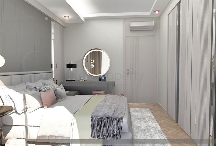 Квартиры планировки 2+1 , 4+1 и 5+1 в центре города Анталия 