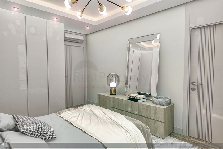 Квартиры планировки 2+1 , 4+1 и 5+1 в центре города Анталия 