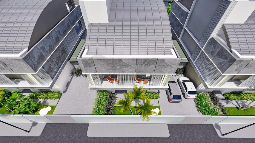 Вилла планировки 6+1 в районе Дошемеалты - Анталия 