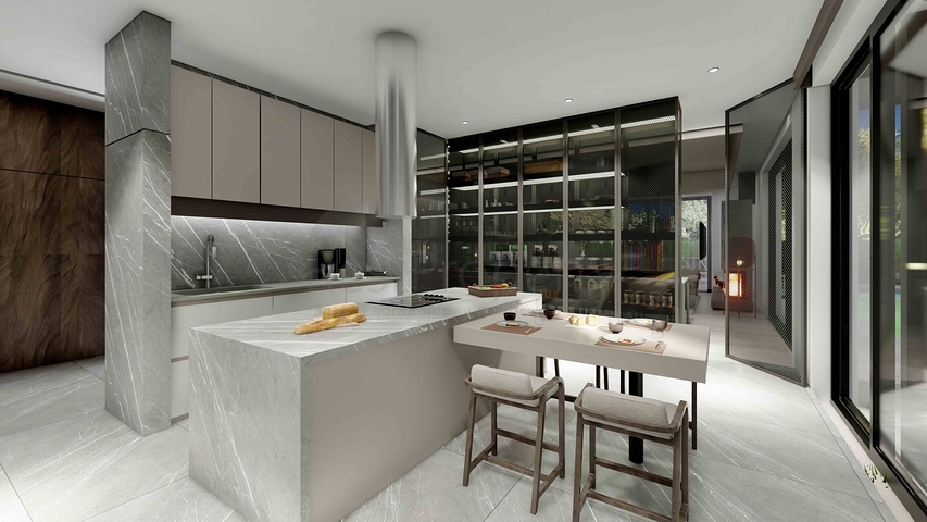 Вилла планировки 6+1 в районе Дошемеалты - Анталия 