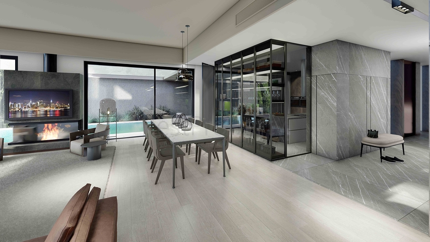 Вилла планировки 6+1 в районе Дошемеалты - Анталия 