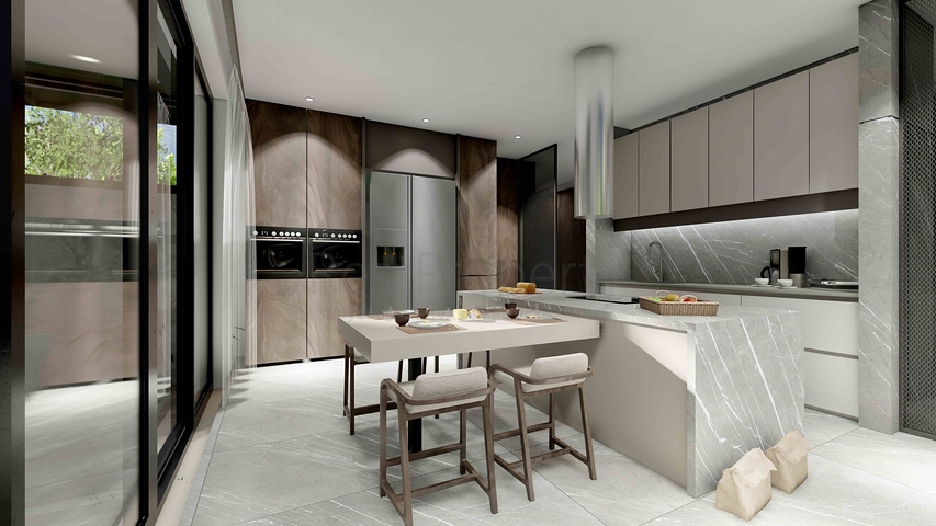 Вилла планировки 6+1 в районе Дошемеалты - Анталия 