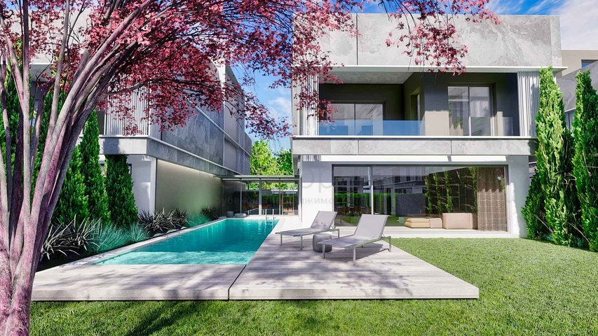 Вилла планировки 6+1 в районе Дошемеалты - Анталия 