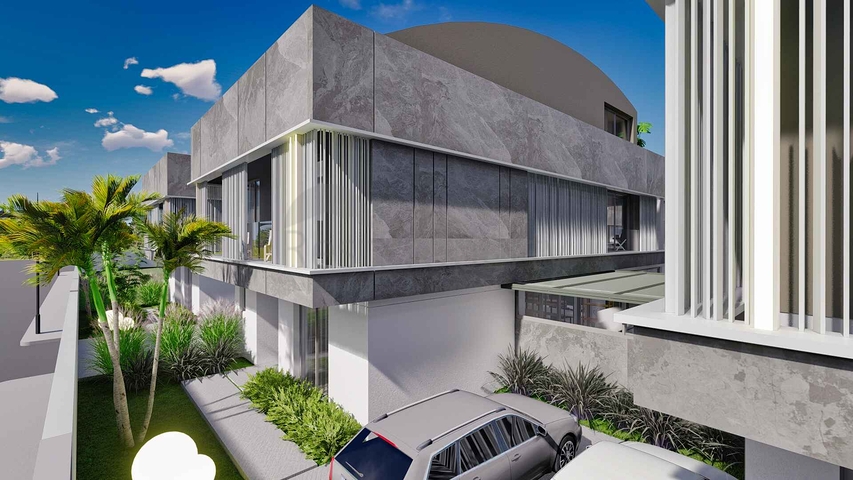 Вилла планировки 6+1 в районе Дошемеалты - Анталия 