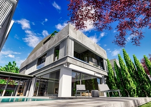 Вилла планировки 6+1 в районе Дошемеалты - Анталия 