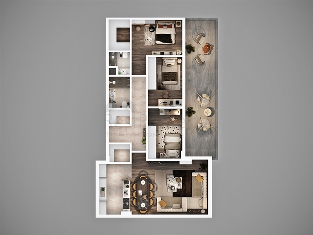 Строящийся инвестиционный проект в районе Алтынташ - Анталия 