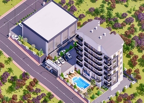 На продажу выставлено комерческое помещение в районе Алтынташ - Анталия 