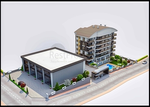 На продажу выставлено комерческое помещение в районе Алтынташ - Анталия 