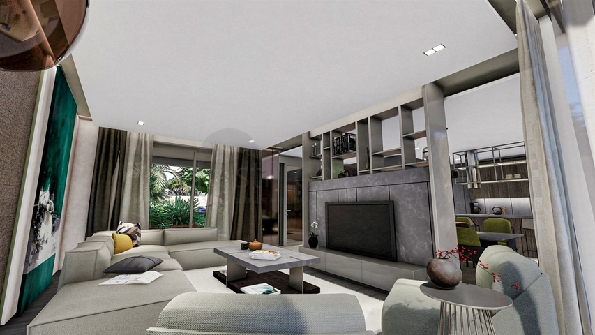 Виллы планировки 5+1 и 6+1 в районе Кепез - Анталия 