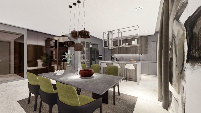 Виллы планировки 5+1 и 6+1 в районе Кепез - Анталия 