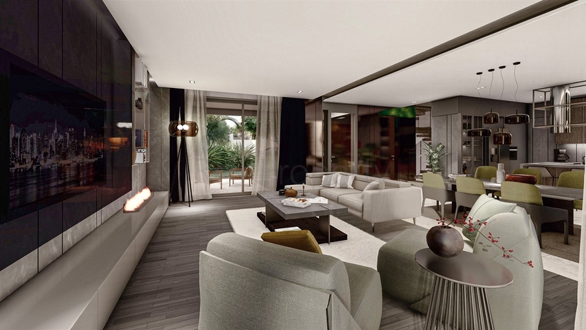 Виллы планировки 5+1 и 6+1 в районе Кепез - Анталия 