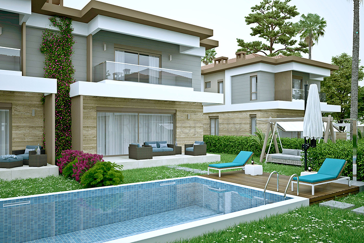 Виллы в престижном районе Дошемеалты - Анталия 