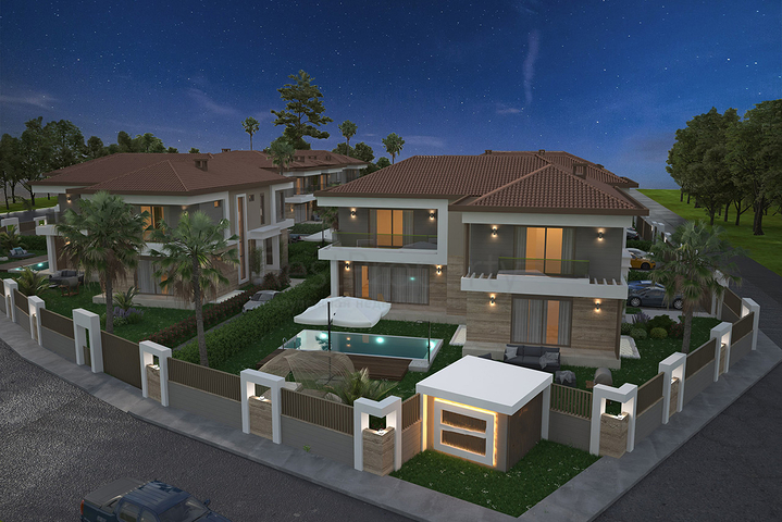 Виллы в престижном районе Дошемеалты - Анталия 